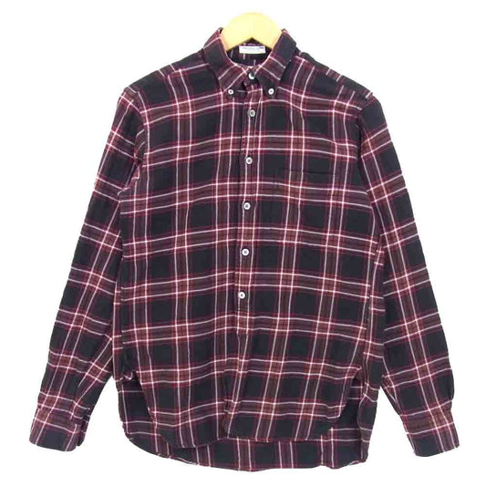 Engineered Garments エンジニアードガーメンツ Work Shirt ワーク チェック レッド系 XS【中古】