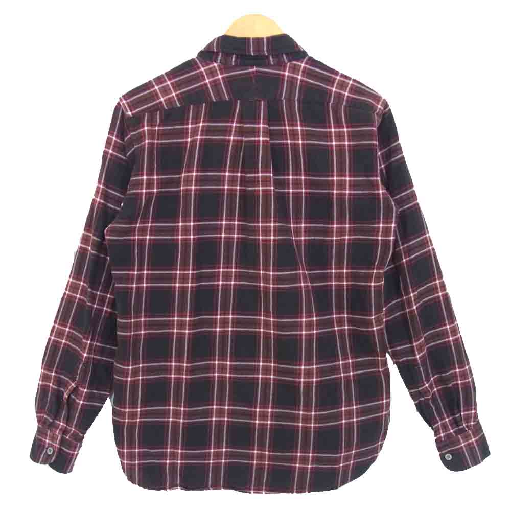 Engineered Garments エンジニアードガーメンツ Work Shirt ワーク チェック レッド系 XS【中古】