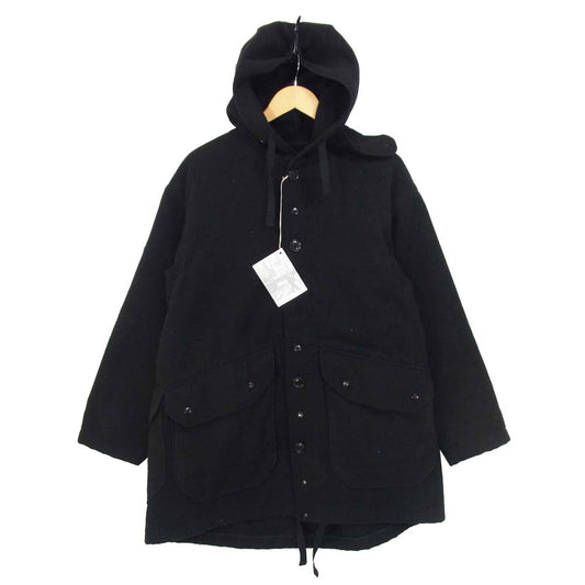 Engineered Garments エンジニアードガーメンツ Madison Parka Fake Melton マディソンパーカー ブラック系 XS【美品】【中古】