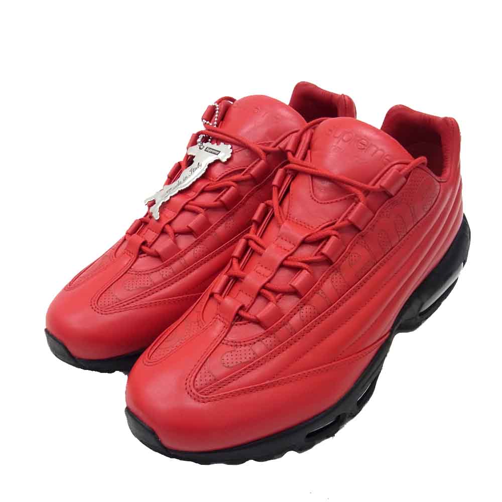 Supreme シュプリーム 19AW CI0999-600 NIKE AIR MAX 95 LUX ナイキ エアマックス ラックス レッド系 27.5cm【極上美品】【中古】