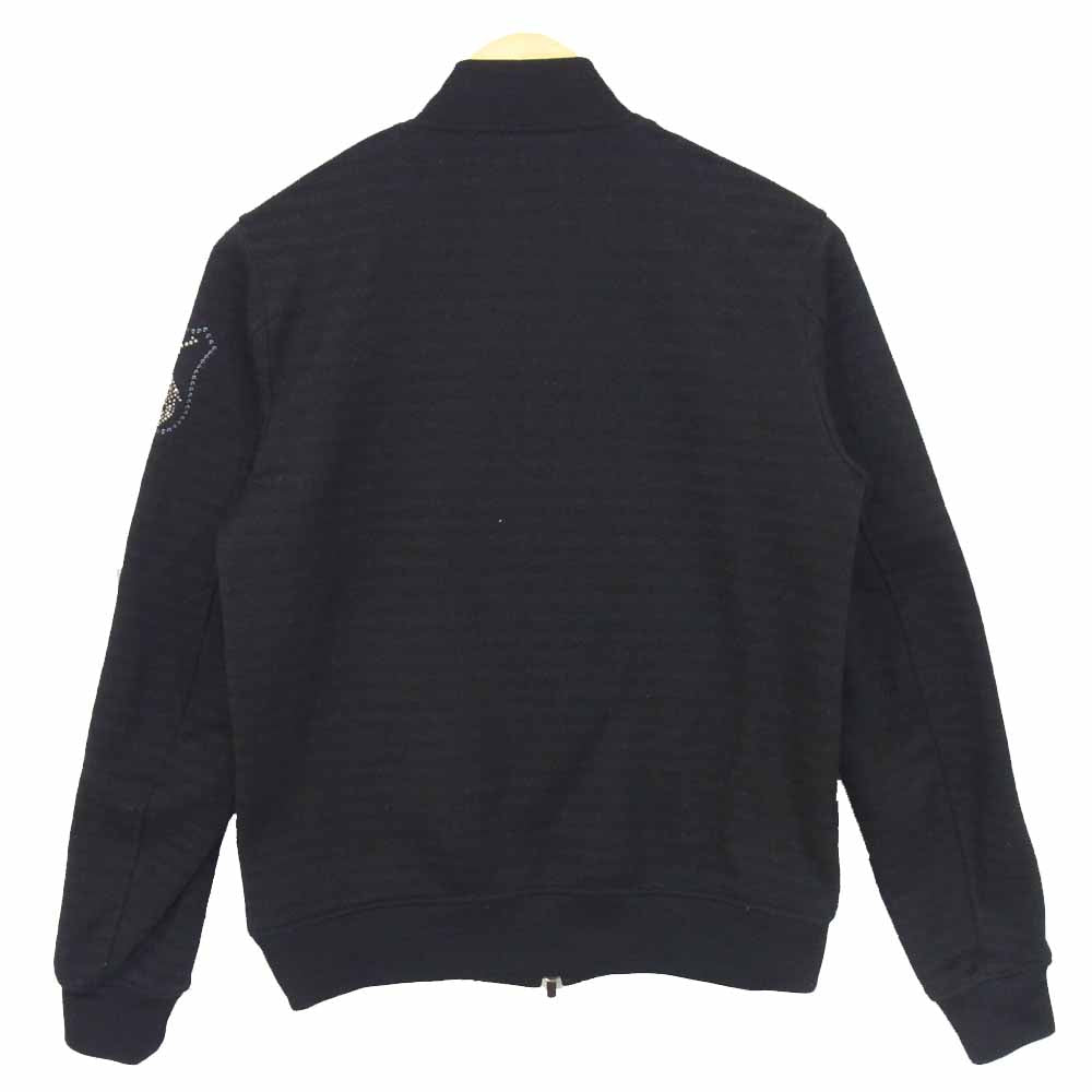 ROAR ロアー ボーダー ブルゾン ジップアップ ブラック系 2【中古】