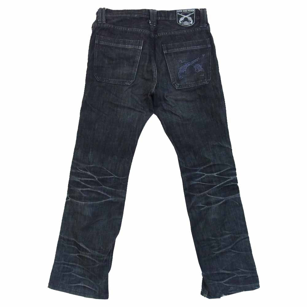 ROAR ロアー ブラックデニム パンツ ブラック系 2【中古】