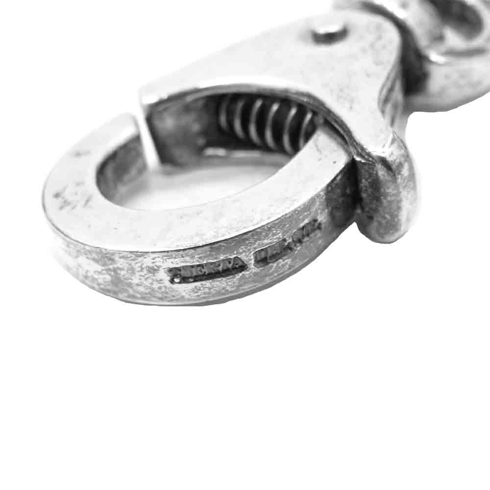 PUERTA DEL SOL プエルタデルソル 1クリップ シルバー ウォレットチェーン シルバー系【中古】