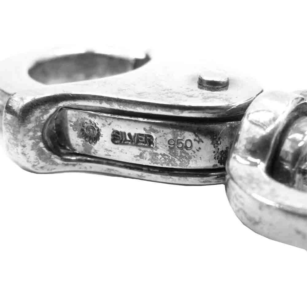 PUERTA DEL SOL プエルタデルソル 1クリップ シルバー ウォレットチェーン シルバー系【中古】