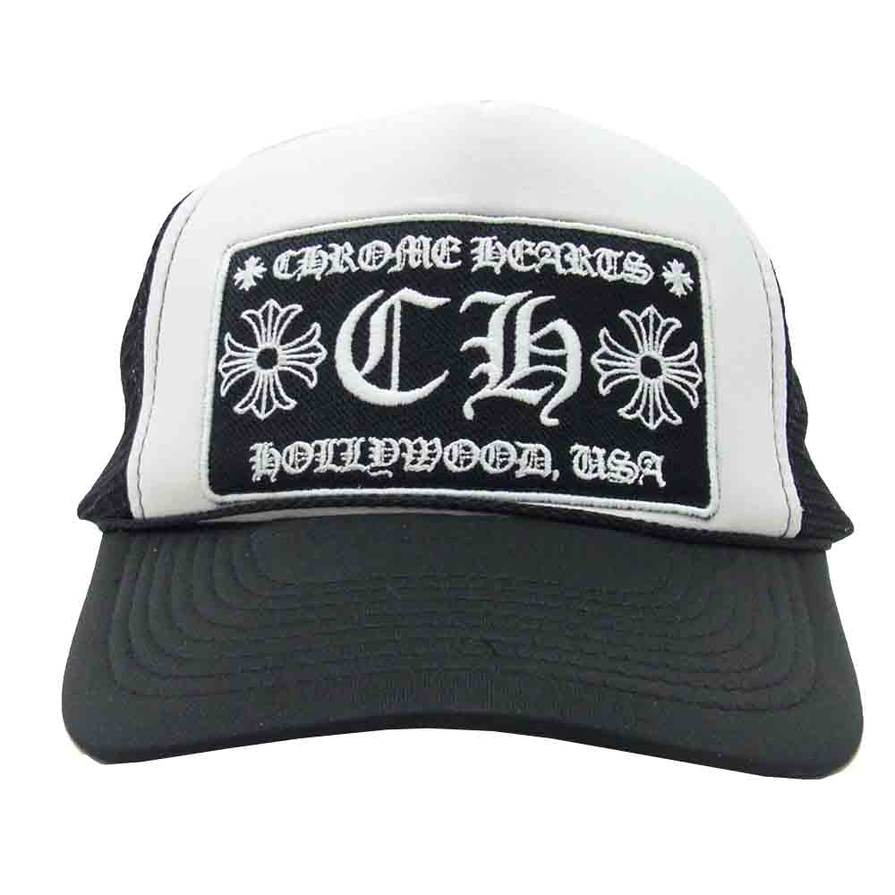 CHROME HEARTS クロムハーツ（原本無） 国内正規品 メッシュ トラッカー キャップ ブラック系【中古】