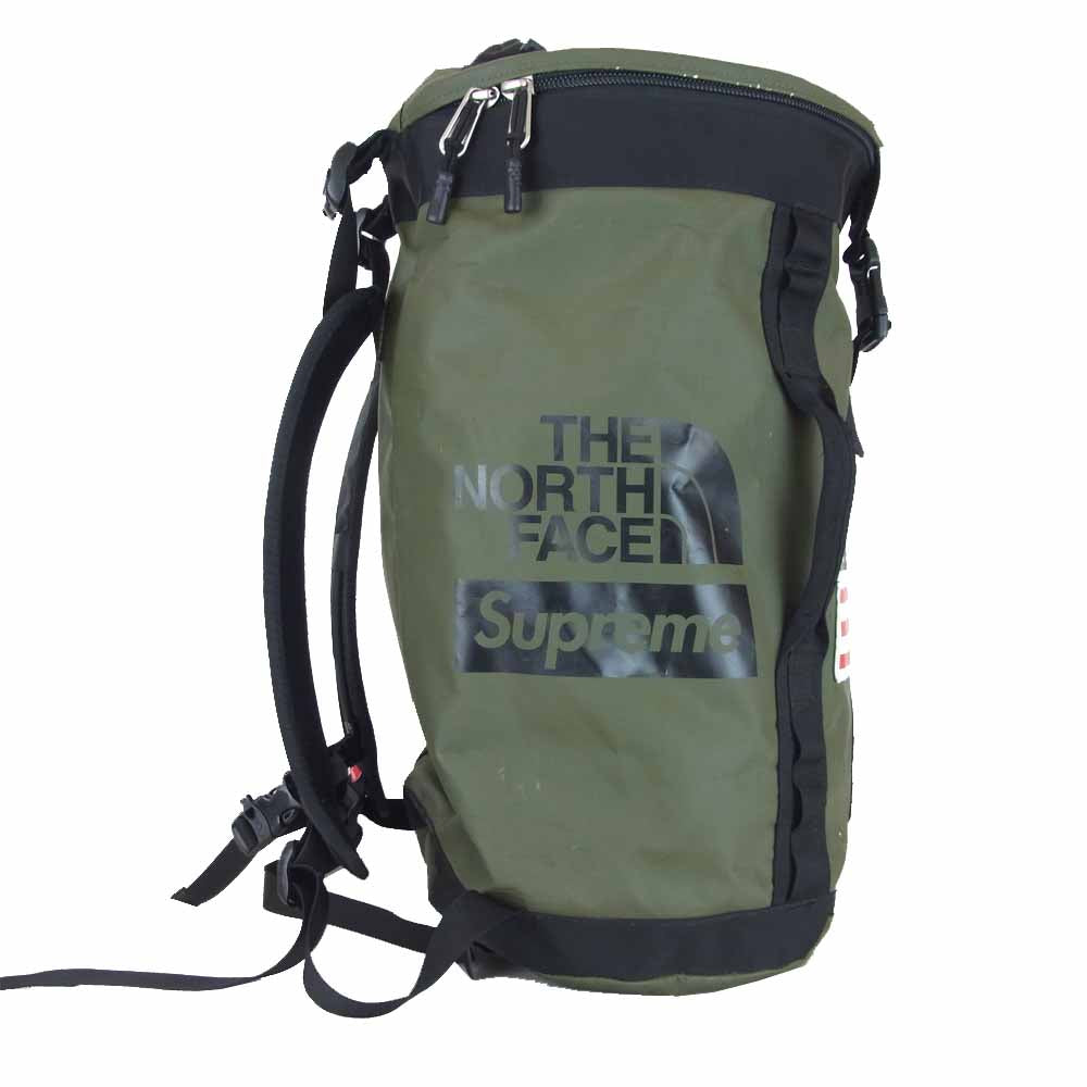 Supreme シュプリーム 17SS × ノースフェイス Trans Antarctica Expedition Big Haul Backpack バックパック リュック オリーブグリーン系 表記なし【中古】