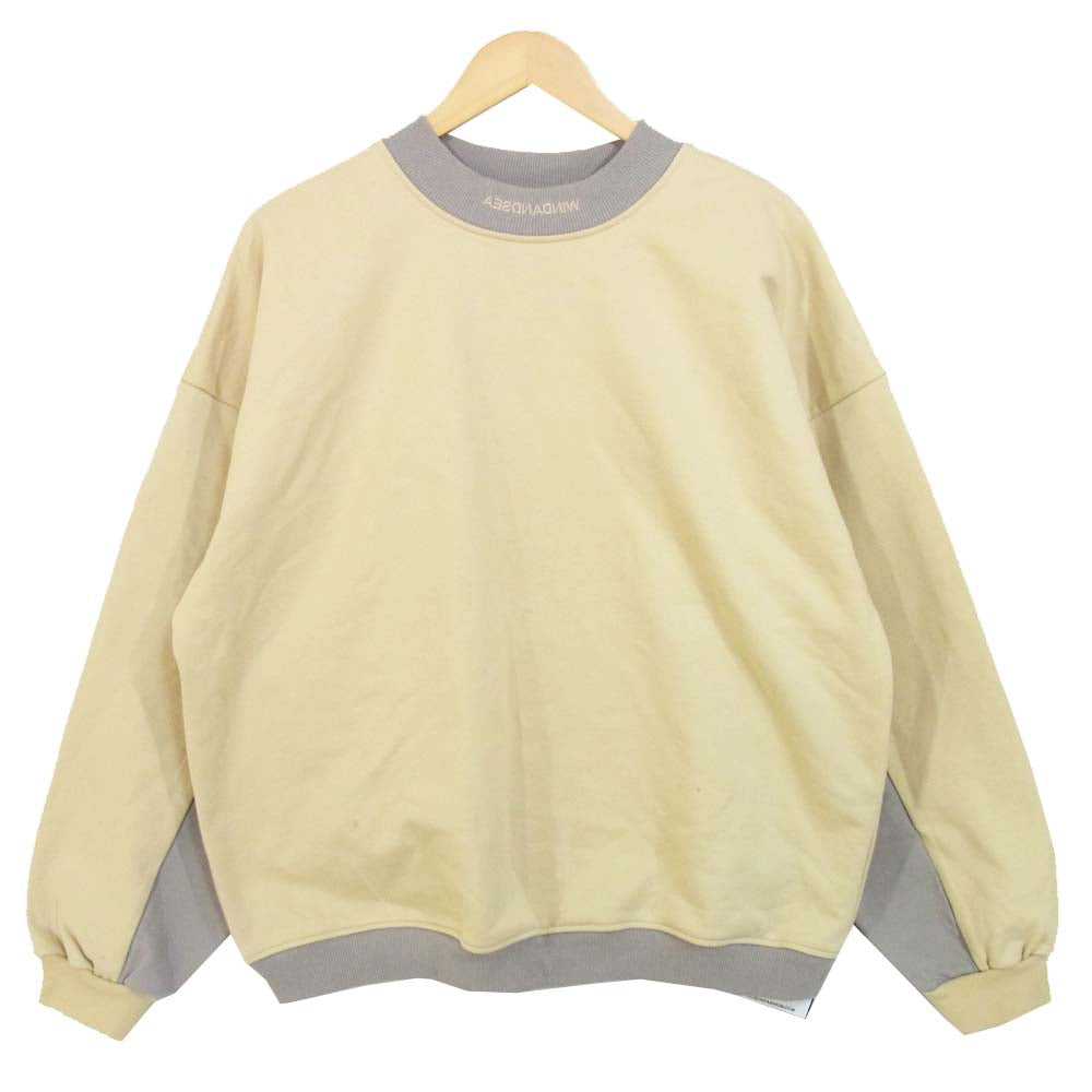 ウィンダンシー 20AW WDS-20A-TPS-02 (2T) SWEAT SHIRTS スウェット ベージュ系 M【中古】