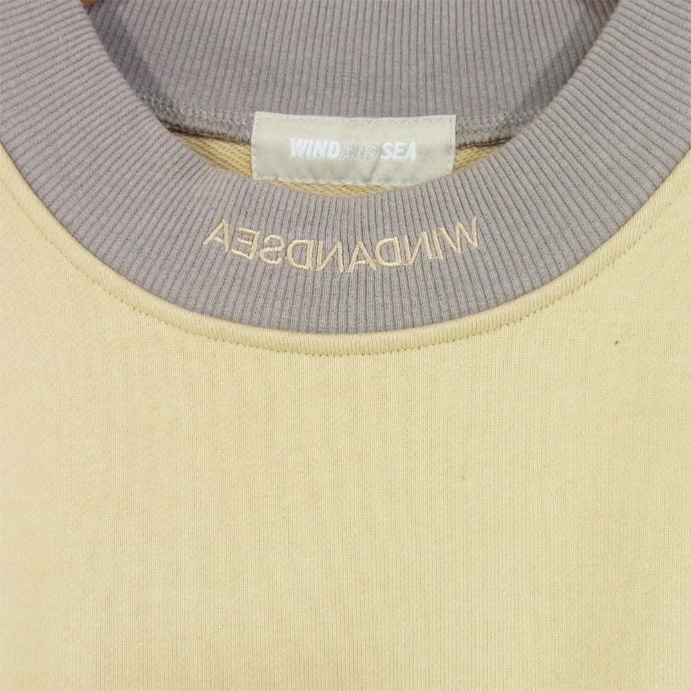 ウィンダンシー 20AW WDS-20A-TPS-02 (2T) SWEAT SHIRTS スウェット ベージュ系 M【中古】