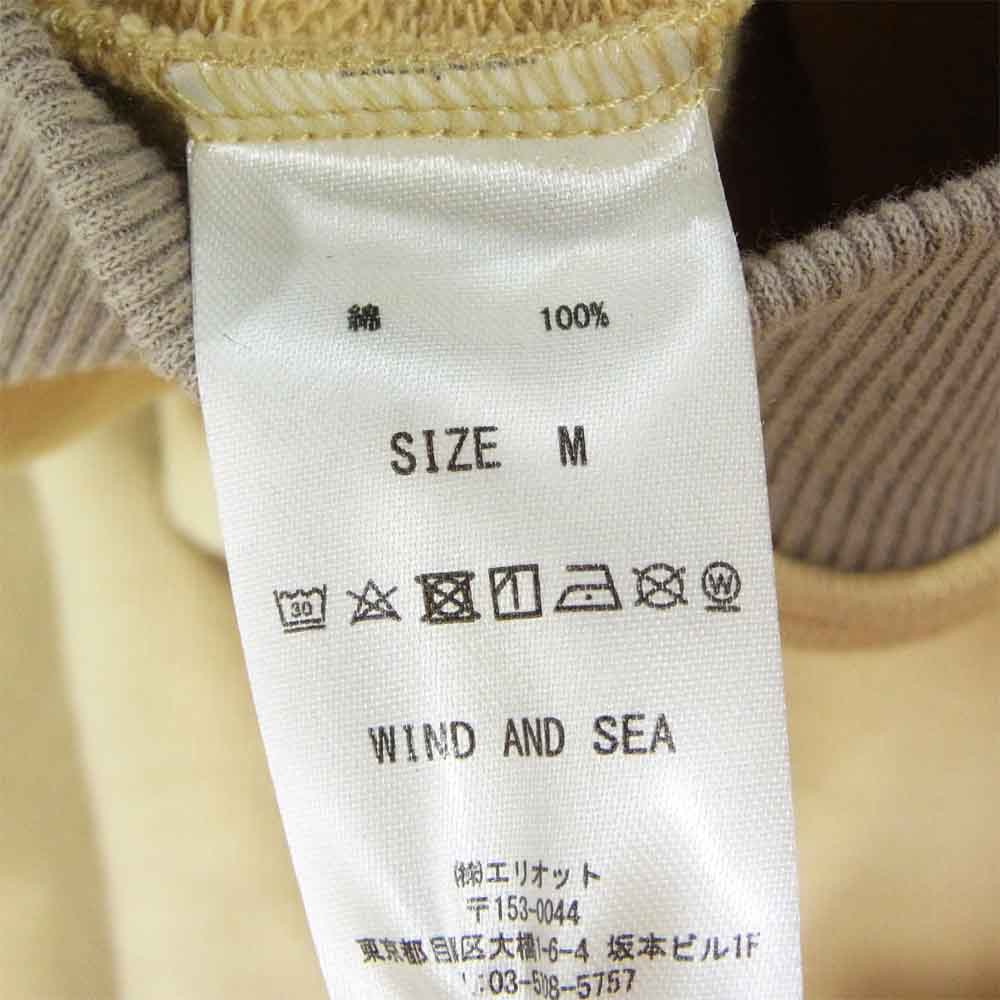 ウィンダンシー 20AW WDS-20A-TPS-02 (2T) SWEAT SHIRTS スウェット ベージュ系 M【中古】
