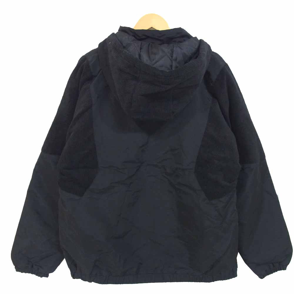 スターター BUFU NYLON ANORACK コーデュロイ 切替 ナイロン アノラックパーカー ブラック系 XX【新古品】【未使用】【中古】