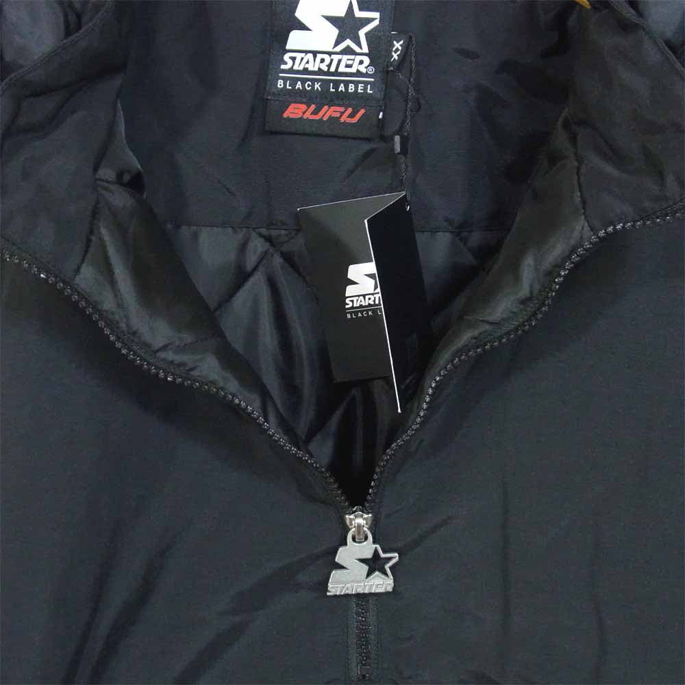 スターター BUFU NYLON ANORACK コーデュロイ 切替 ナイロン アノラックパーカー ブラック系 XX【新古品】【未使用】【中古】
