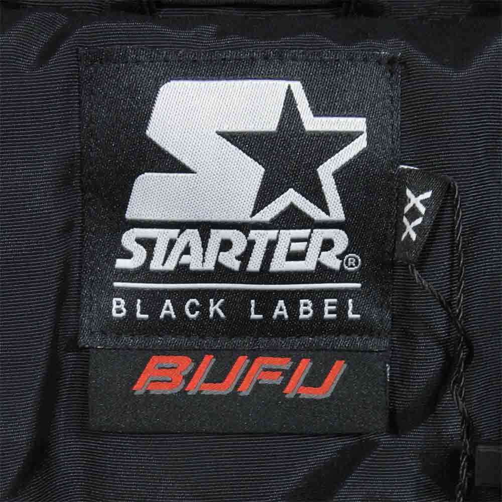 スターター BUFU NYLON ANORACK コーデュロイ 切替 ナイロン アノラックパーカー ブラック系 XX【新古品】【未使用】【中古】