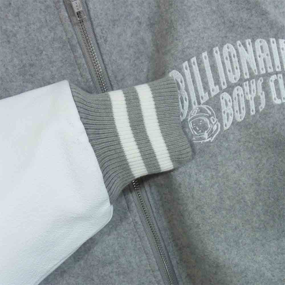 ウィンダンシー 20AW BBCJP205SX003 × ビリオネアボーイズクラブ BBC BILLIONAIRE BOYS CLUB VARSITY JACKET スタジャン グレー系 S【極上美品】【中古】