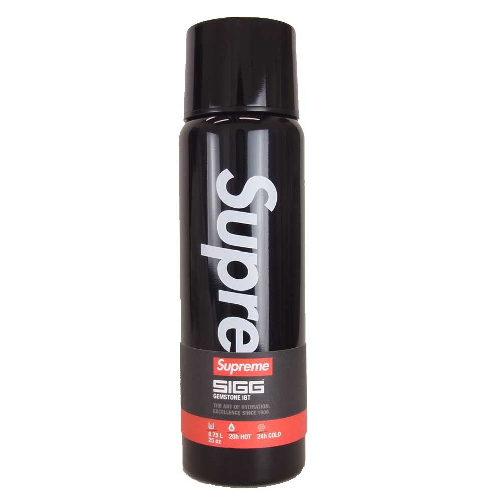 Supreme シュプリーム 20AW × シグ SIGG Vacuum Insulated 0.75L Bottle ボトル タンブラー 水筒  ブラック系【新古品】【未使用】【中古】
