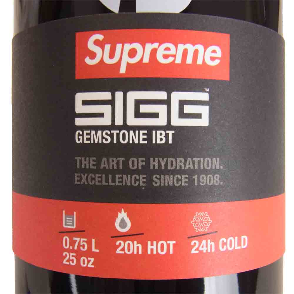 Supreme シュプリーム 20AW × シグ SIGG Vacuum Insulated 0.75L Bottle ボトル タンブラー 水筒  ブラック系【新古品】【未使用】【中古】