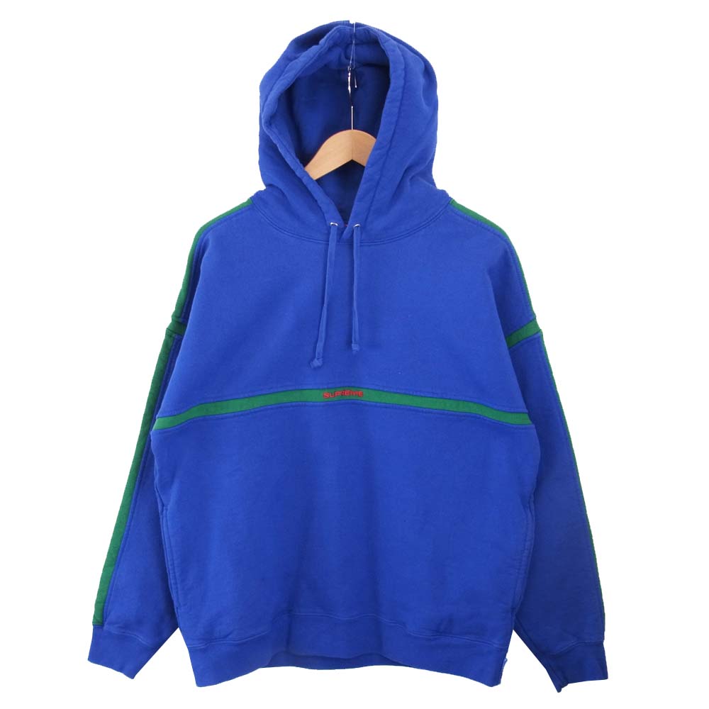 Supreme シュプリーム 20SS warm up hooded sweatshirt ウォームアップ フーデッド スウェットシャツ パーカー ブルー系 Medium【美品】【中古】