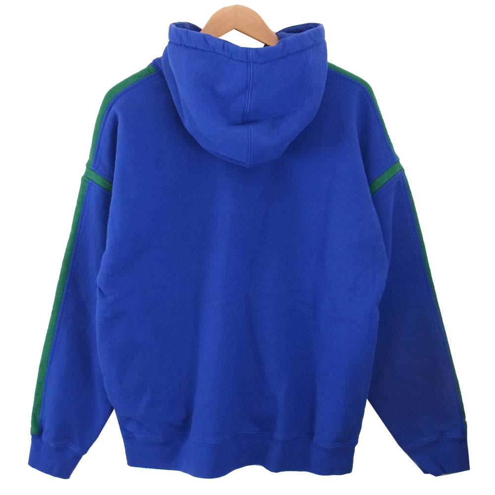 Supreme シュプリーム 20SS warm up hooded sweatshirt ウォームアップ フーデッド スウェットシャツ パーカー ブルー系 Medium【美品】【中古】