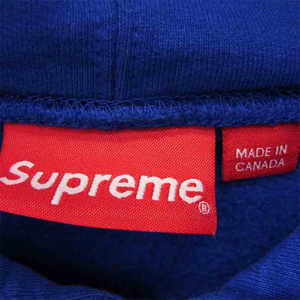 Supreme シュプリーム 20SS warm up hooded sweatshirt ウォームアップ フーデッド スウェットシャツ パーカー ブルー系 Medium【美品】【中古】