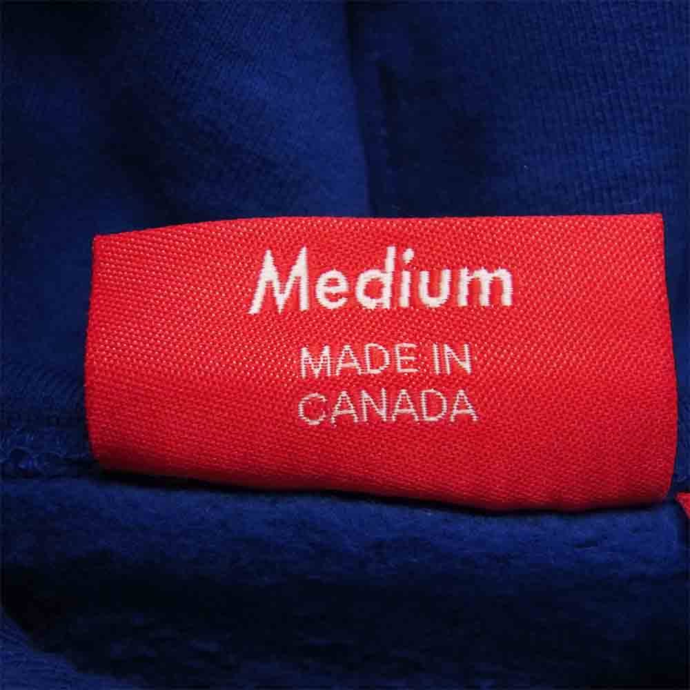 Supreme シュプリーム 20SS warm up hooded sweatshirt ウォームアップ フーデッド スウェットシャツ パーカー ブルー系 Medium【美品】【中古】