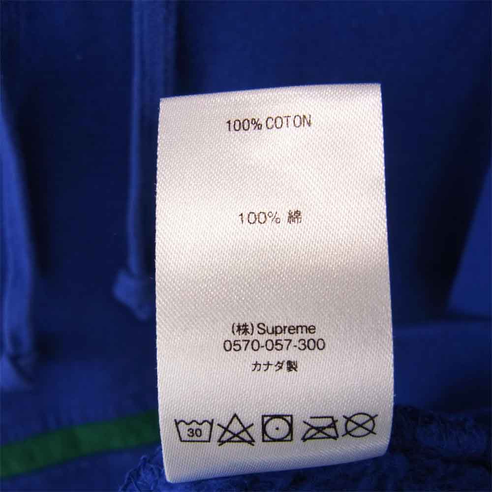 Supreme シュプリーム 20SS warm up hooded sweatshirt ウォームアップ フーデッド スウェットシャツ パーカー ブルー系 Medium【美品】【中古】
