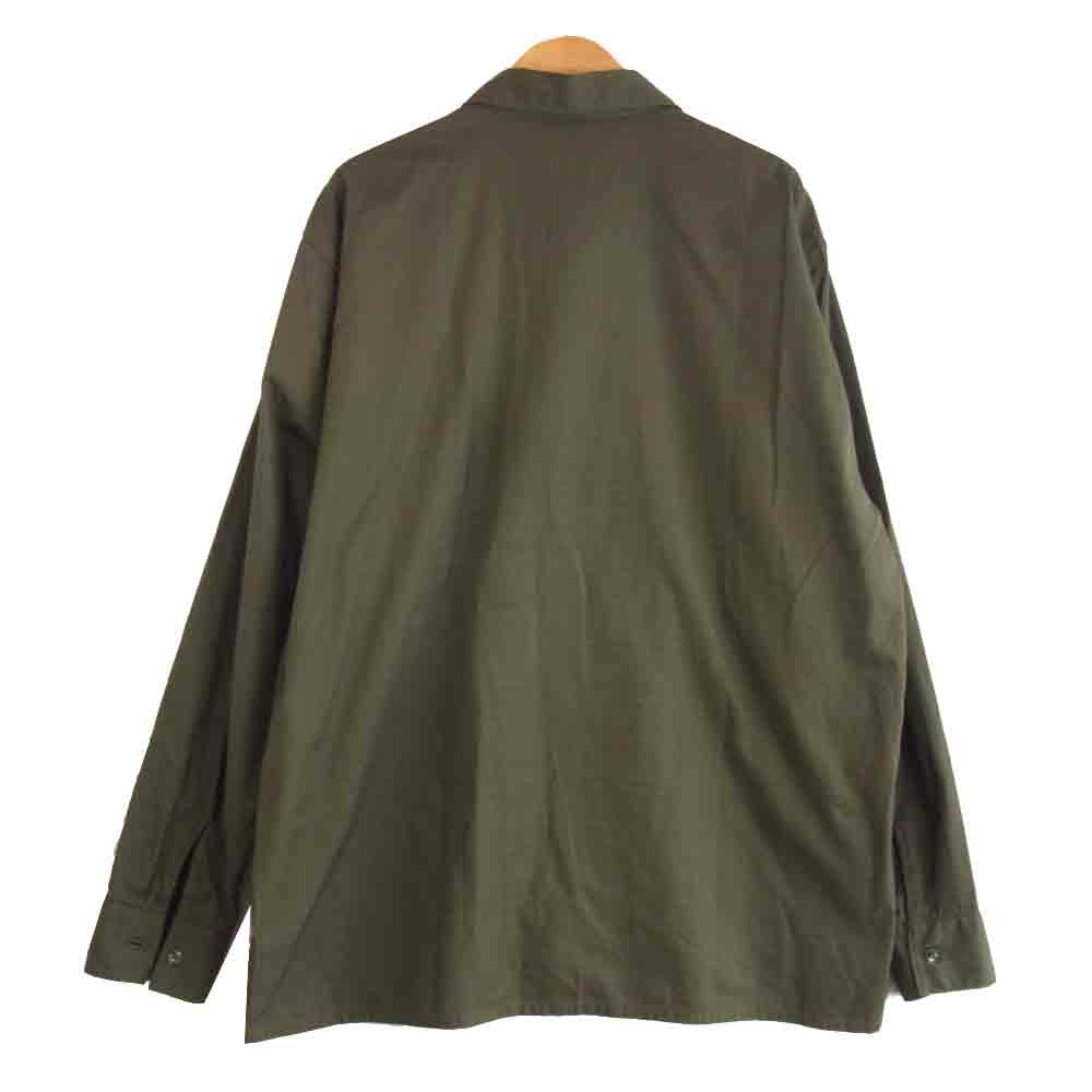 COMOLI コモリ 18AW N03-02004 open collar shirt オープンカラー