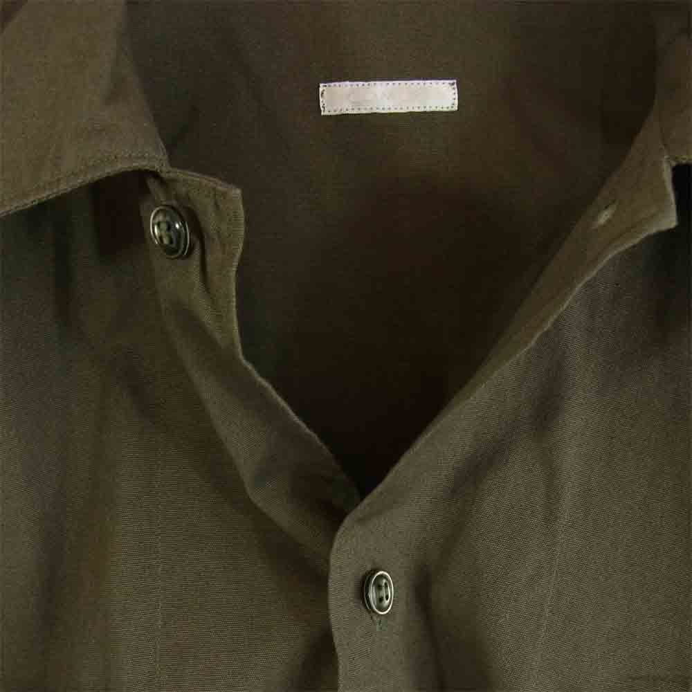 COMOLI コモリ 18AW N03-02004 open collar shirt オープンカラー