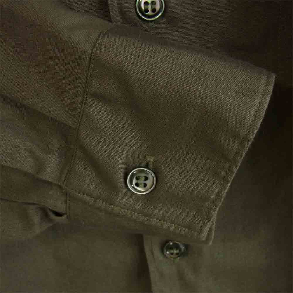COMOLI コモリ 18AW N03-02004 open collar shirt オープンカラー
