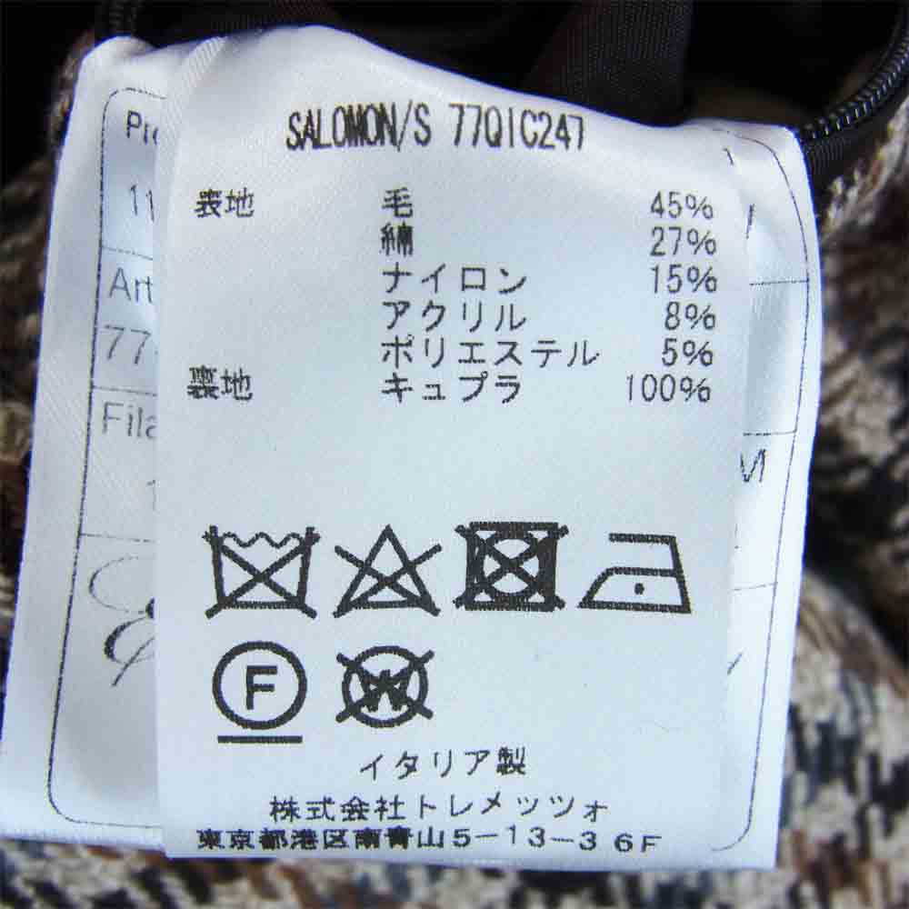 タリアトーレ SALOMON サロモン ベルデッドコート ブラウン系 44【新古品】【未使用】【中古】