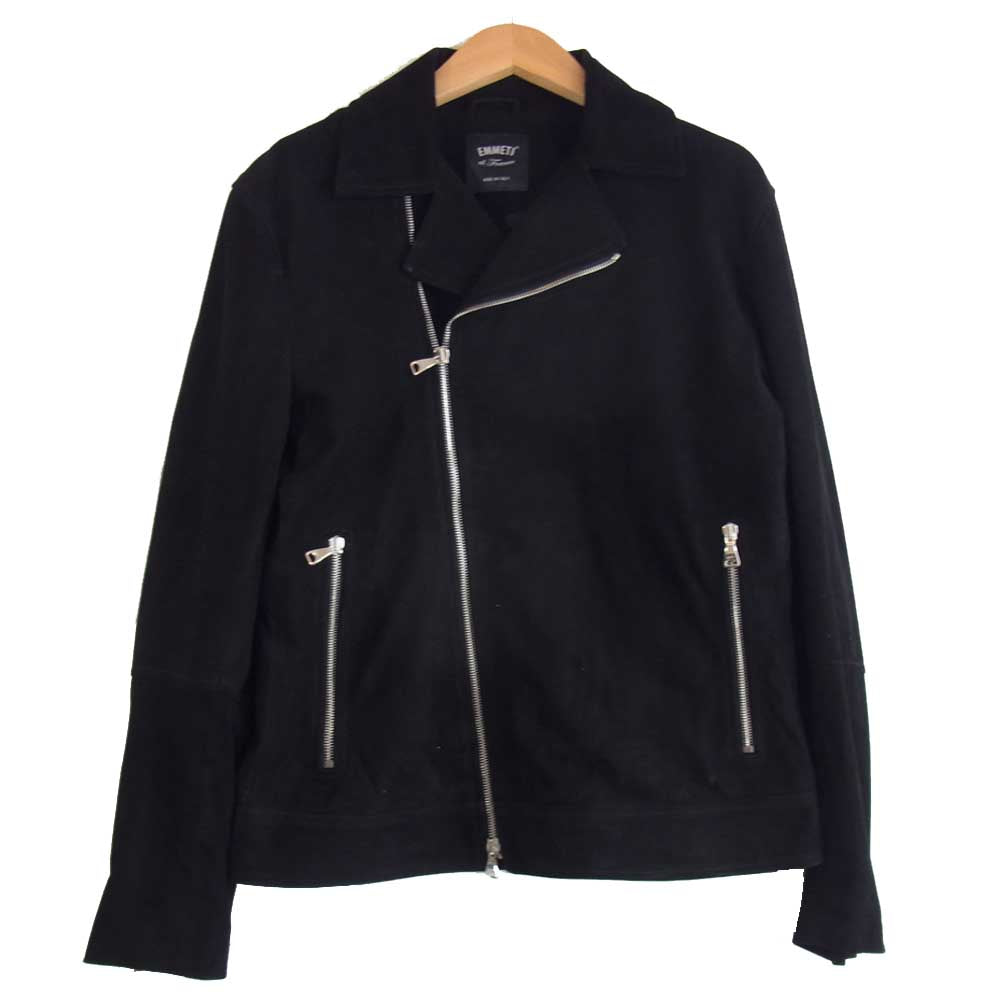 エンメティ スエード ブラック系 44【極上美品】【中古】