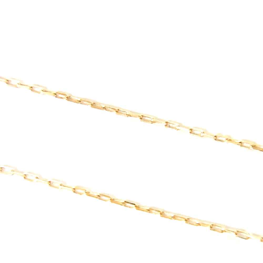 オデュース ヨンドシー 141636123008 K10 イエローゴールド ダイヤ ネックレス ゴールド系【美品】【中古】