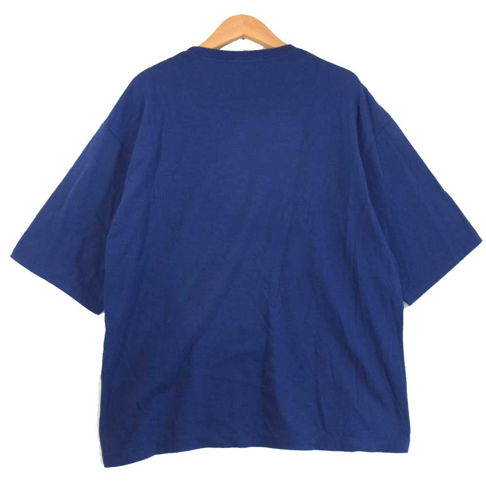 AURALEE オーラリー A9ST02ST SEAMLESS CREW NECK HALF SLEEVED TEE クルーネック 半袖 Tシャツ ネイビー系 4【中古】