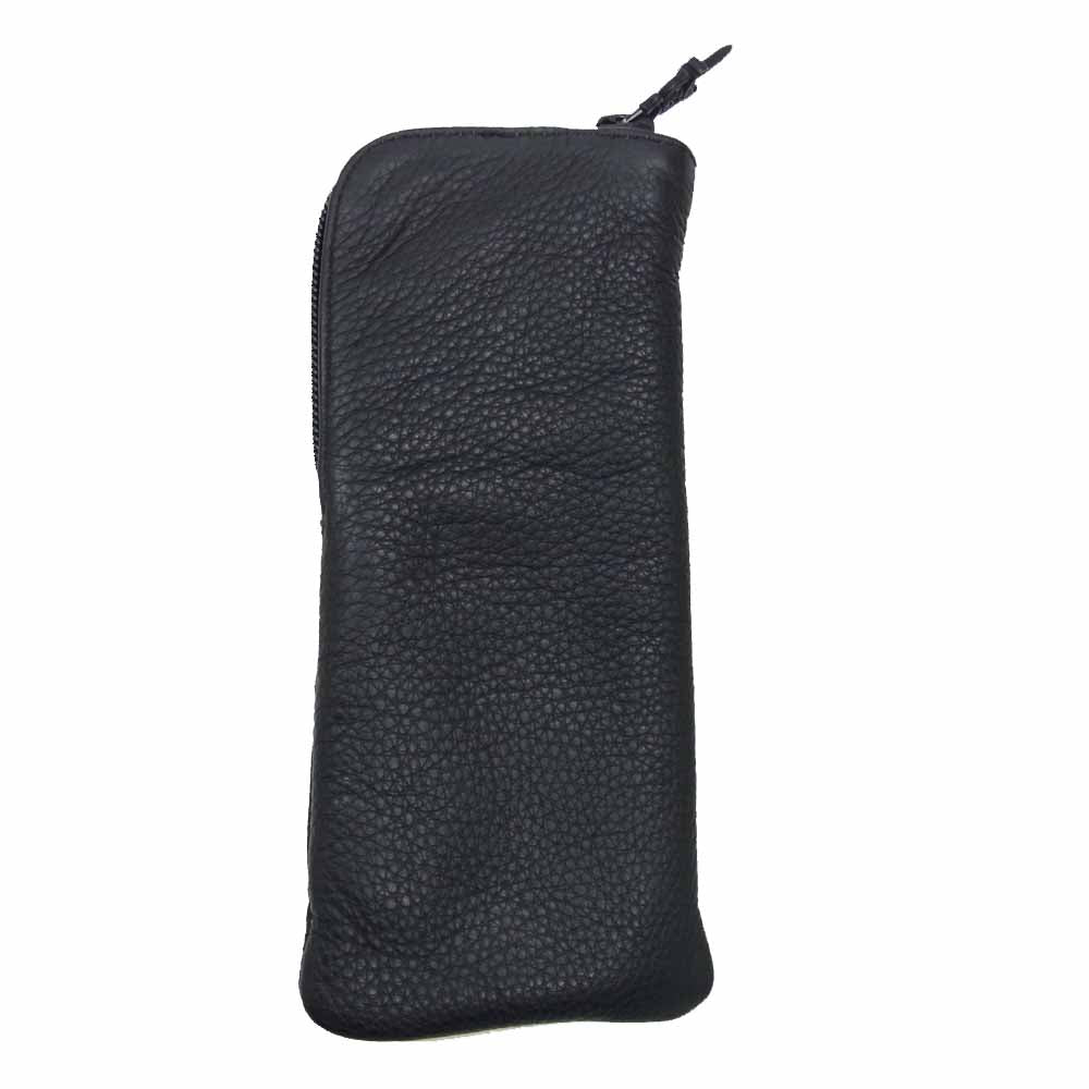 CHROME HEARTS クロムハーツ（原本無） レザー アイウェア ケース ブラック系【中古】