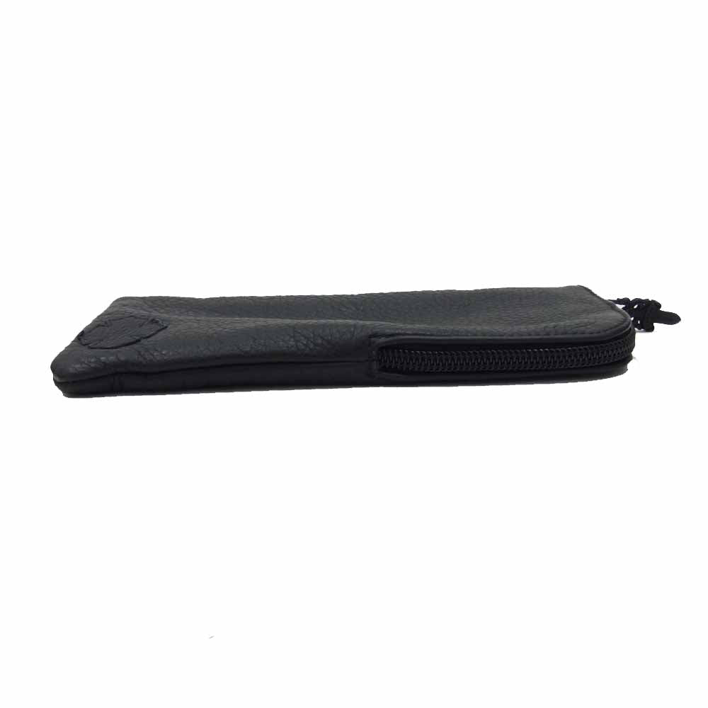 CHROME HEARTS クロムハーツ（原本無） レザー アイウェア ケース ブラック系【中古】