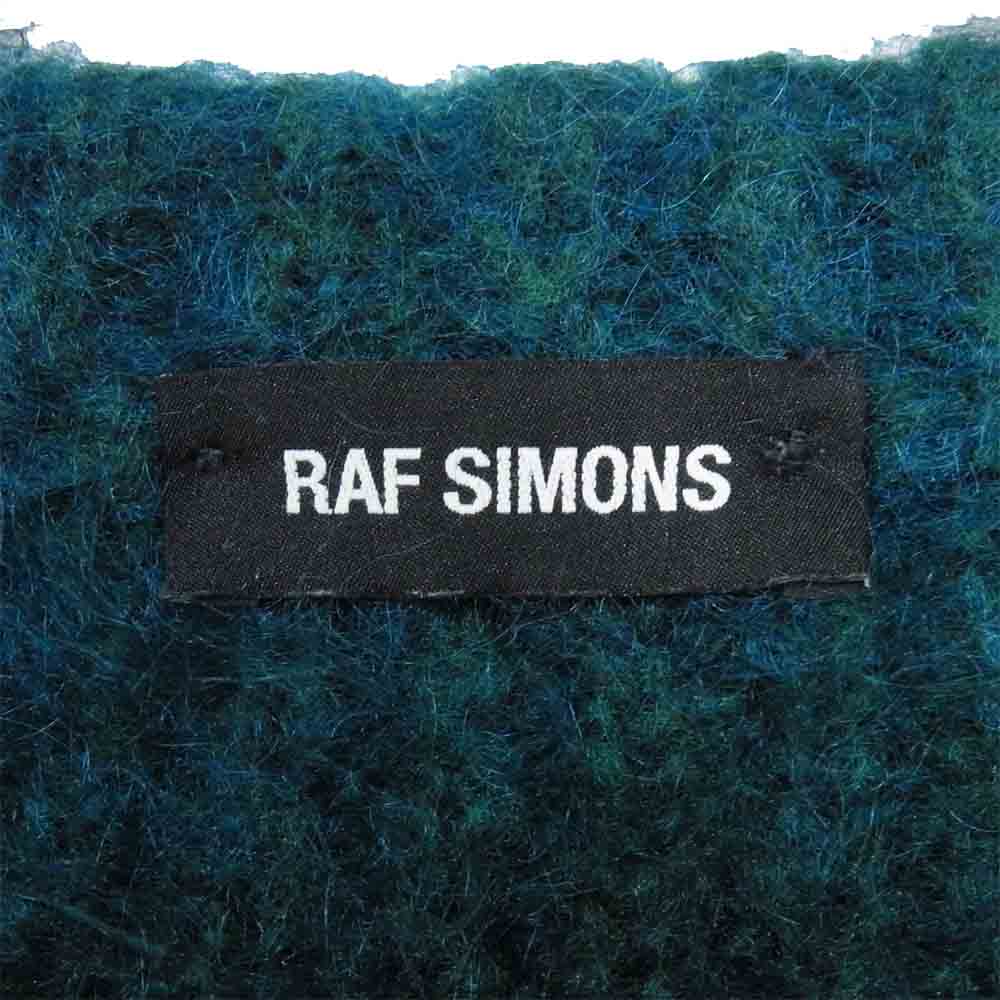 RAF SIMONS ラフシモンズ モヘア ニット ブルーグリーン系 S【中古】