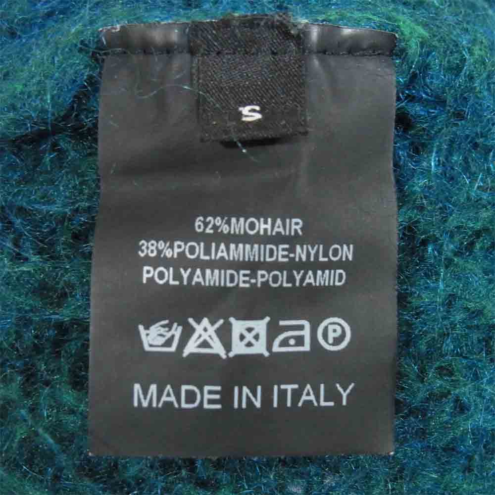 RAF SIMONS ラフシモンズ モヘア ニット ブルーグリーン系 S【中古】