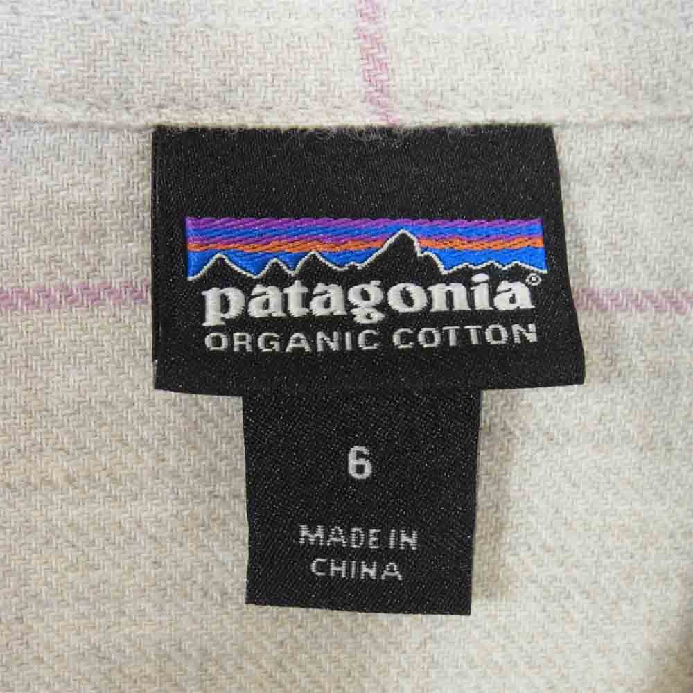 patagonia パタゴニア 53875 ウィメンズ ヘイウッド フランネル シャツ グレージュ系 6【中古】