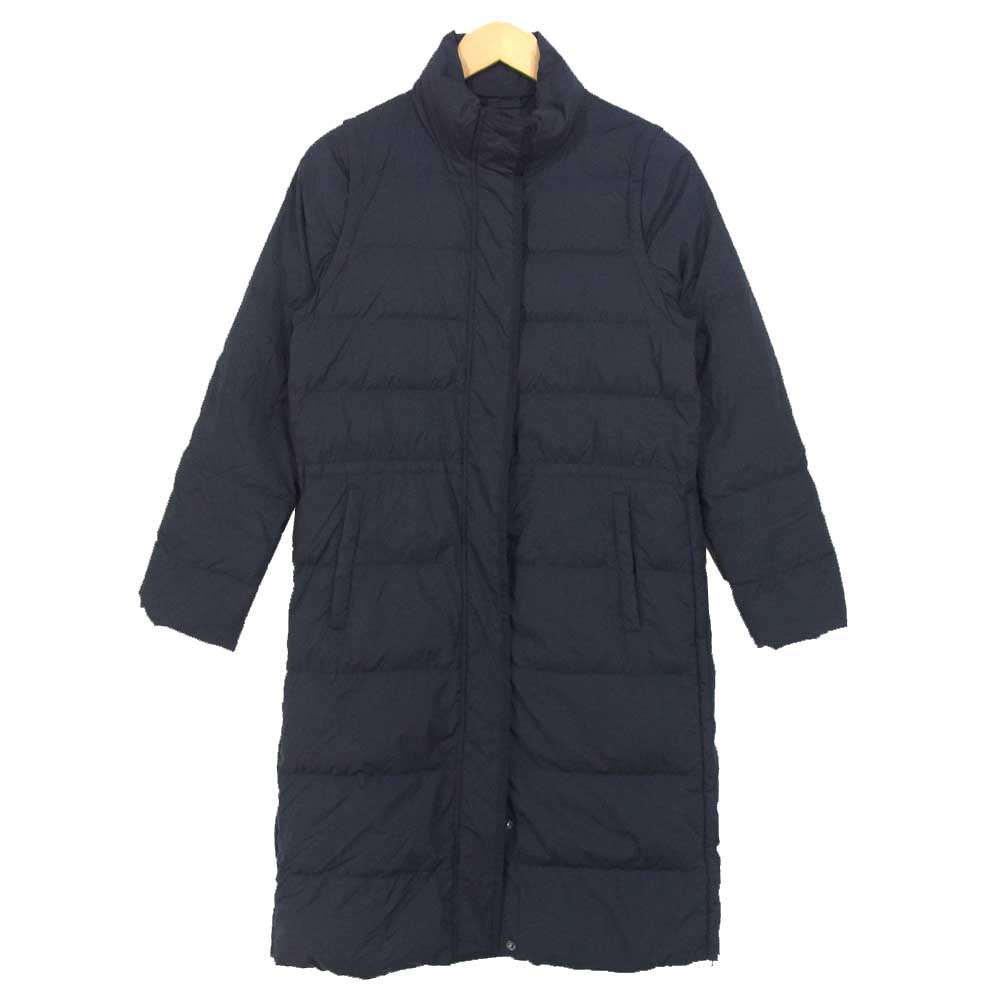 theory セオリー サイドスリットファスナー ダウン コート ダークネイビー系 S【美品】【中古】
