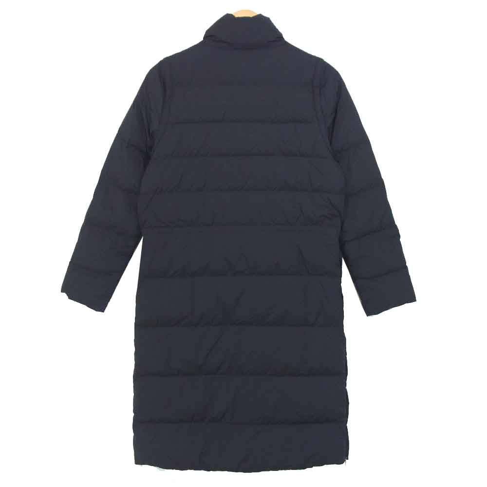 theory セオリー サイドスリットファスナー ダウン コート ダークネイビー系 S【美品】【中古】