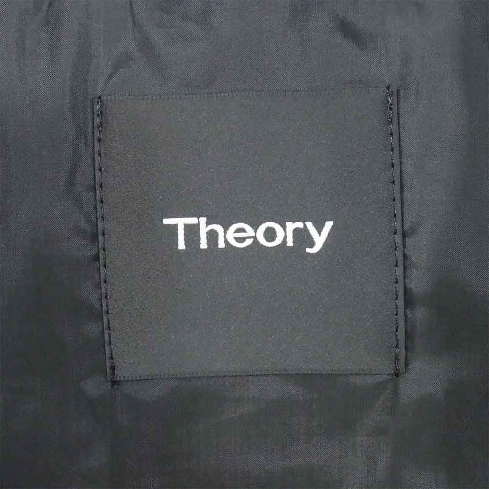 theory セオリー サイドスリットファスナー ダウン コート ダークネイビー系 S【美品】【中古】