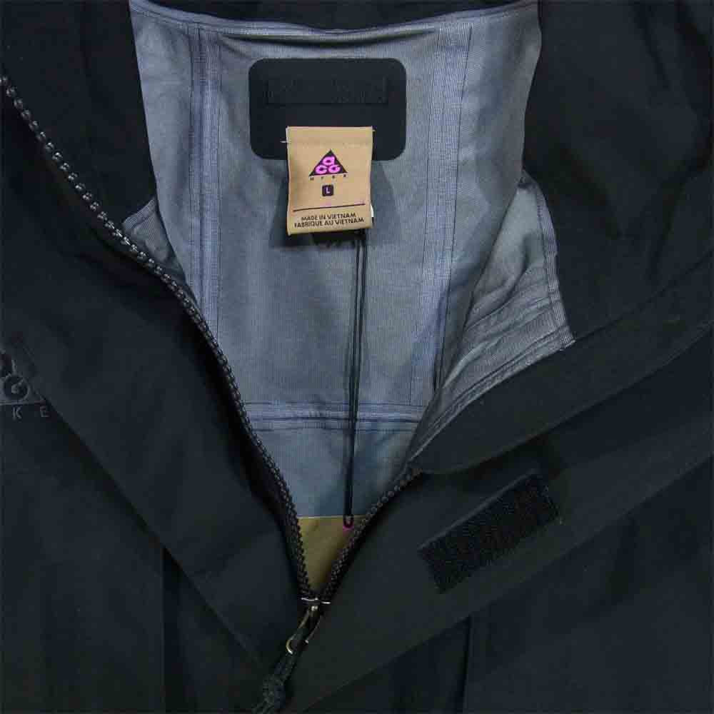NIKE ナイキ CD7648-011 ACG GORE-TEX ゴアテックス Hooded Jacket ジャケット ブラック系 L【新古品】【未使用】【中古】