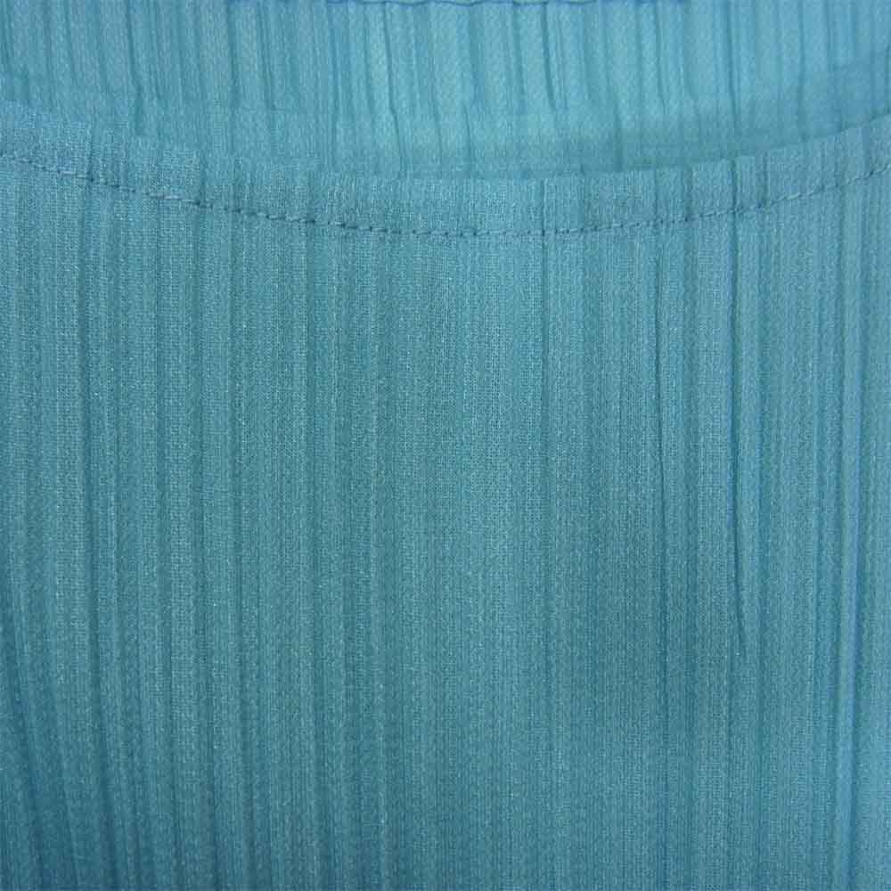 PLEATS PLEASE プリーツプリーズ ノースリーブ プリーツ ワンピース 水色 ライトブルー系 3【新古品】【未使用】【中古】