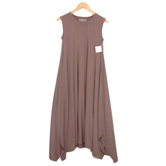 ISSEY MIYAKE イッセイミヤケ IM02-JH703 ノースリーブ ロング ワンピース ベージュ系 2【新古品】【未使用】【中古】