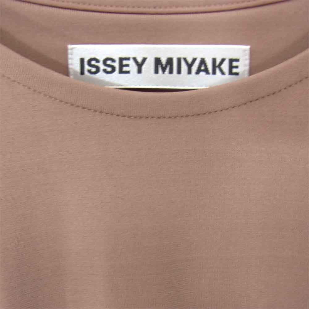 ISSEY MIYAKE イッセイミヤケ IM02-JH703 ノースリーブ ロング ワンピース ベージュ系 2【新古品】【未使用】【中古】