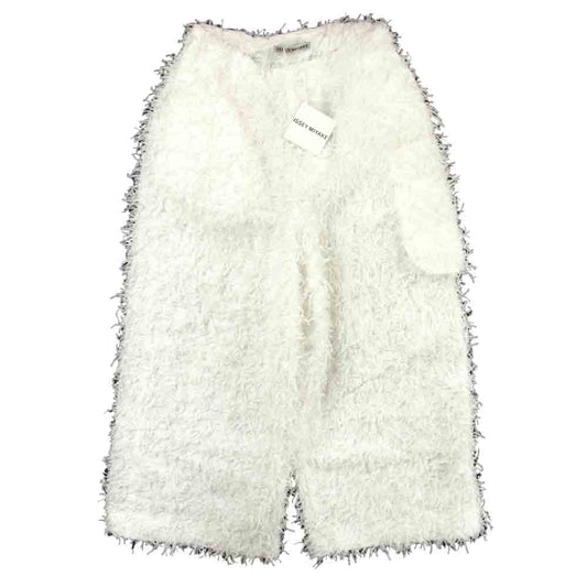 ISSEY MIYAKE イッセイミヤケ IM03-FF082-01 SHAGGY シャギー パンツ ホワイト系 2【新古品】【未使用】【中古】