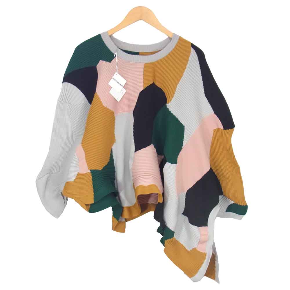 ISSEY MIYAKE イッセイミヤケ IM03-KN269 KONE KONE ニット トップス マルチカラー系 2【新古品】【未使用】【中古】