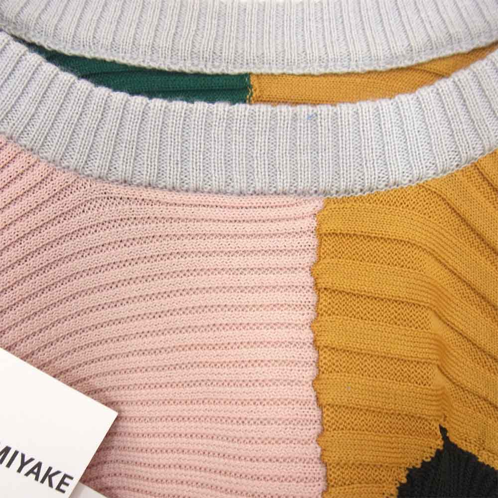 ISSEY MIYAKE イッセイミヤケ IM03-KN269 KONE KONE ニット トップス マルチカラー系 2【新古品】【未使用】【中古】