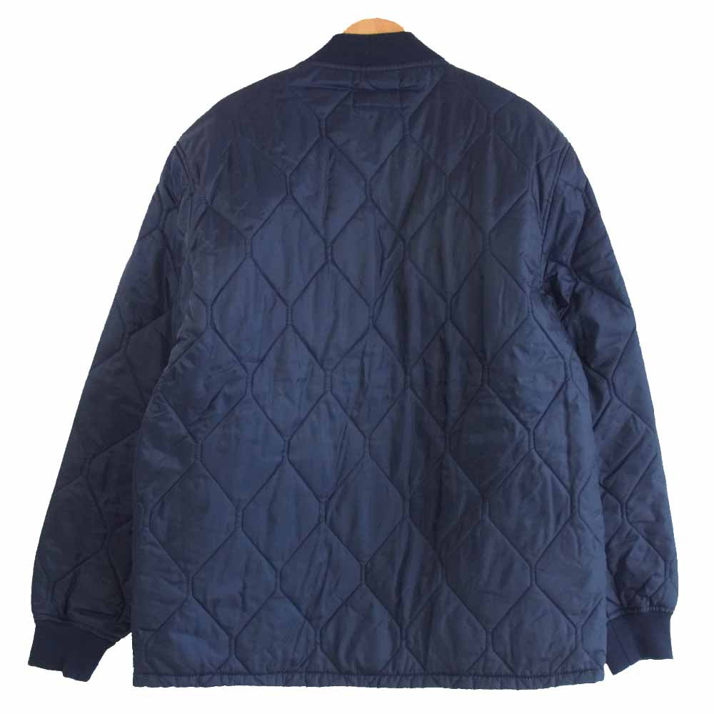 ブリクストン CRAWFORD JACKET ナイロン キルティング ジャケット ネイビー系 L【中古】