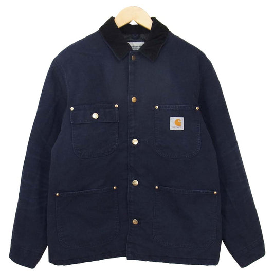Carhartt カーハート CHORE COAT チョア コート ネイビー系 S【中古】