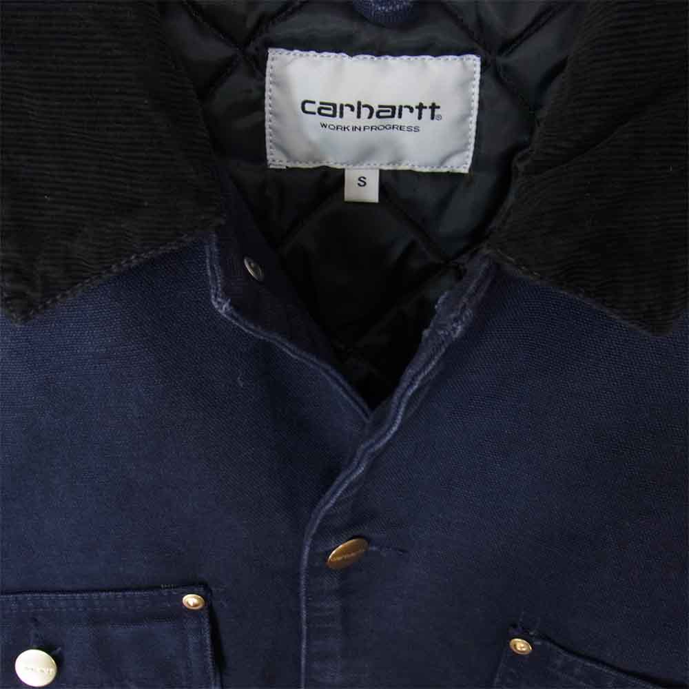 Carhartt カーハート CHORE COAT チョア コート ネイビー系 S【中古】