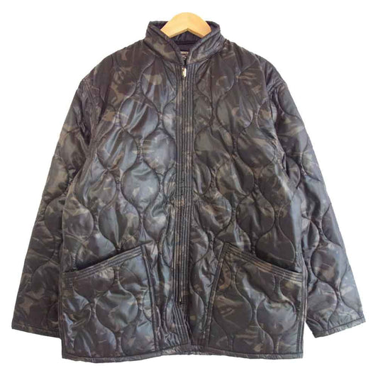 アンドファミリーズ Quilting Reversible Over Jacket キルティング リバーシブル オーバー ジャケット カーキ×黒 M【新古品】【未使用】【中古】